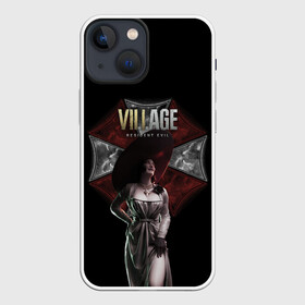 Чехол для iPhone 13 mini с принтом Resident Evil. Lady Dimitrescu в Тюмени,  |  | alcina | biohazard | dimitrescu | ethan | evil | horror | resident | romania | survival | vampire | village | winters | альсина | вампир | выживание | димитреску | зла | итан | обитель | румыния | ужас | уинтерс