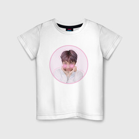 Детская футболка хлопок с принтом Sweet Namjoon в Тюмени, 100% хлопок | круглый вырез горловины, полуприлегающий силуэт, длина до линии бедер | bts | pop | битиэс | бтс | ви | джей хоуп | джонгук | корейцы | музыка | поп | попса | рм | чимин | чин сюги