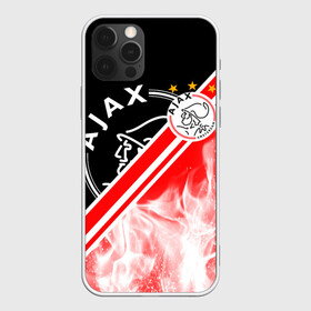 Чехол для iPhone 12 Pro Max с принтом FC AJAX AMSTERDAM / ФК АЯКС в Тюмени, Силикон |  | ajax amsterdam | fifa | football | football club. | sport | uefa | английская премьер лига | аякс амстердам | лига финал | матч | спорт | уефа | финал | фифа | футбол | футбольный клуб