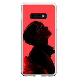 Чехол для Samsung S10E с принтом Pink Jungkook в Тюмени, Силикон | Область печати: задняя сторона чехла, без боковых панелей | bts | pop | битиэс | бтс | ви | джей хоуп | джонгук | корейцы | музыка | поп | попса | рм | чимин | чин сюги