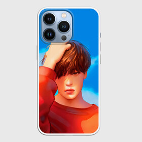 Чехол для iPhone 13 Pro с принтом Park Jimin Art в Тюмени,  |  | Тематика изображения на принте: bts | pop | битиэс | бтс | ви | джей хоуп | джонгук | корейцы | музыка | поп | попса | рм | чимин | чин сюги