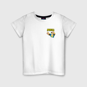 Детская футболка хлопок с принтом Invincible в Тюмени, 100% хлопок | круглый вырез горловины, полуприлегающий силуэт, длина до линии бедер | invincible | дебби грейсон | марк грейсон | неуязвимый | омнимэн