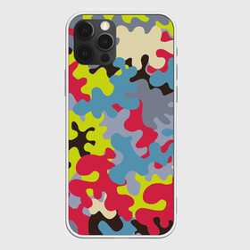 Чехол для iPhone 12 Pro Max с принтом Цветные облака в Тюмени, Силикон |  | абстракция | арт | графика | линия | цвет
