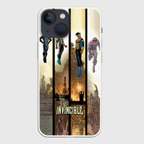Чехол для iPhone 13 mini с принтом Неуязвимый (Invincible) в Тюмени,  |  | damien darkblood | invincible | дэмиен даркблад | мультсериал | непобедимый | неуязвимый