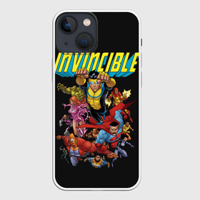 Чехол для iPhone 13 mini с принтом Неуязвимый | Invincible в Тюмени,  |  | allen | atom | debbie | eve | girl | grayson | immortal | invincible | man | mark | monster | nolan | omni | атом | атомная | вильтрум | вильтрумит | воительница | грейсон | дебби | ева | костюм | марк | монстр | мэн | неуязвимый |