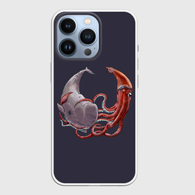 Чехол для iPhone 13 Pro с принтом Naval Confrontation в Тюмени,  |  | animal | battle | bottom | confrontation | depth | fin | kraken | mammal | ocean | octopus | sea | tentacles | water | whale | бой | вода | глубина | дно | животное | кит | кракен | млекопитающее | море | океан | осьминог | плавник | противостояние | щупа