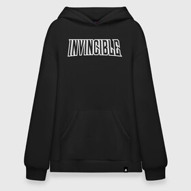 Худи SuperOversize хлопок с принтом НЕУЯЗВИМЫЙ | INVINCIBLE в Тюмени, 70% хлопок, 30% полиэстер, мягкий начес внутри | карман-кенгуру, эластичная резинка на манжетах и по нижней кромке, двухслойный капюшон
 | comics | damien darkblood | invincible | дэмиен даркблад | комикс | комиксы | мультсериал | непобедимый | неуязвимый