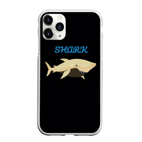 Чехол для iPhone 11 Pro Max матовый с принтом Shark в Тюмени, Силикон |  | shark | акула | морские жители | подводный мир | рыбы