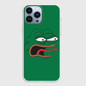 Чехол для iPhone 13 Pro Max с принтом Pepe skin в Тюмени,  |  | Тематика изображения на принте: kekw | mem | pepe | smile | smiles | twitch | мемы | пепе | рофлан | смайл | смайлы | твитч
