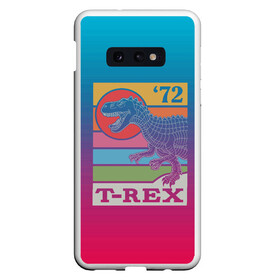 Чехол для Samsung S10E с принтом T-rex Dino 72 в Тюмени, Силикон | Область печати: задняя сторона чехла, без боковых панелей | dino | rex | roar | t rex | дино | динозавр | динозавры