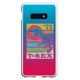 Чехол для Samsung S10E с принтом T-rex Dino 72 в Тюмени, Силикон | Область печати: задняя сторона чехла, без боковых панелей | Тематика изображения на принте: dino | rex | roar | t rex | дино | динозавр | динозавры