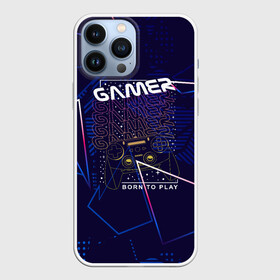 Чехол для iPhone 13 Pro Max с принтом GAMER gamepad в Тюмени,  |  | Тематика изображения на принте: gamer | джойстик | игра | игрок | игроман