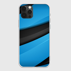 Чехол для iPhone 12 Pro Max с принтом Blue Sport Style в Тюмени, Силикон |  | 3d | 3д | sport | абстракция | линии | паттерн | соты | спортивный стиль | текстуры