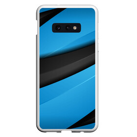 Чехол для Samsung S10E с принтом Blue Sport Style в Тюмени, Силикон | Область печати: задняя сторона чехла, без боковых панелей | 3d | 3д | sport | абстракция | линии | паттерн | соты | спортивный стиль | текстуры