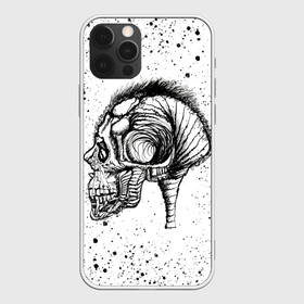 Чехол для iPhone 12 Pro Max с принтом Череп Зверь и Брызги в Тюмени, Силикон |  | beast | head | skulls | vampire | голова | животные | зверь | зубы | кости | мозги | паттерн | полосы | природа | скелет | текстура | точки | узор | хо | цветы | чб | черепа | черный | яркий