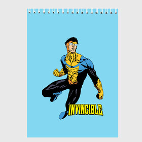 Скетчбук с принтом Invincible Неуязвимый в Тюмени, 100% бумага
 | 48 листов, плотность листов — 100 г/м2, плотность картонной обложки — 250 г/м2. Листы скреплены сверху удобной пружинной спиралью | boy | cartoon | damien darkblood | hero | invincible | superhero | герой | марк грейсон | мультик | мультсериал | непобедимый | неуязвимый | персонаж | супергерой