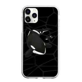 Чехол для iPhone 11 Pro матовый с принтом Косатки в Тюмени, Силикон |  | Тематика изображения на принте: whale | кит | косатка | косатки | морские