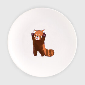 Тарелка с принтом Нападение милой панды в Тюмени, фарфор | диаметр - 210 мм
диаметр для нанесения принта - 120 мм | арт | красная панда | красный медвежонок | медведь | медвежонок | панда | рисунок | рыжая панда