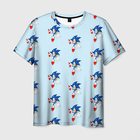 Мужская футболка 3D с принтом Sonics dance в Тюмени, 100% полиэфир | прямой крой, круглый вырез горловины, длина до линии бедер | sonic | доктор эггман | ёж | ёж шедоу | ехидна наклз | майлз прауэр | соник | тейлз | эми роуз