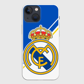 Чехол для iPhone 13 mini с принтом REAL MADRID   РЕАЛ МАДРИД в Тюмени,  |  | fifa | football | football club. | real madrid | sport | uefa | английская премьер лига | лига финал | матч | реал мадрид | спорт | уефа | финал | фифа | футбол | футбольный клуб