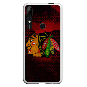 Чехол для Honor P Smart Z с принтом CHICAGO NHL в Тюмени, Силикон | Область печати: задняя сторона чехла, без боковых панелей | blackhawks | chicago | iron | logo | nhl | red | sport | usa | блэкхоукс | железо | логотип | нхл | сетка | спорт | сша | хоккей | чикаго