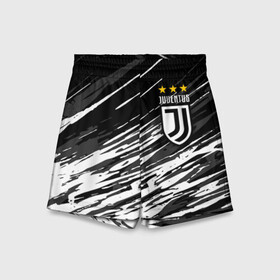 Детские спортивные шорты 3D с принтом JUVENTUS / ЮВЕНТУС / БРЫЗГИ в Тюмени,  100% полиэстер
 | пояс оформлен широкой мягкой резинкой, ткань тянется
 | Тематика изображения на принте: fifa | football | football club. | juventus football club | sport | uefa | английская премьер лига | лига финал | матч | спорт | уефа | финал | фифа | футбол | футбольный клуб | ювентус