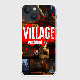 Чехол для iPhone 13 mini с принтом RESIDENT EVIL 8 VILLAGE в Тюмени,  |  | biohazard | game. | resident 8 | resident evil village | госпожа димитреску | игра | итан уинтерс | резидент 8 | резидент эвил вилладж | ужасы