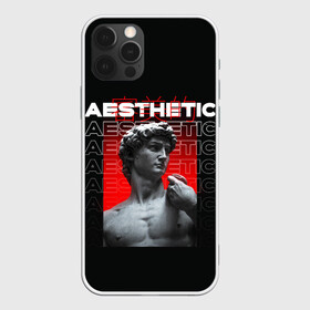 Чехол для iPhone 12 Pro Max с принтом ЭСТЕТИЧЕСКИЙ / AESTHETIC в Тюмени, Силикон |  | aesthetic | devid statue | градиент | давид | китайские иероглифы | статуя | эстетика. | эстетический