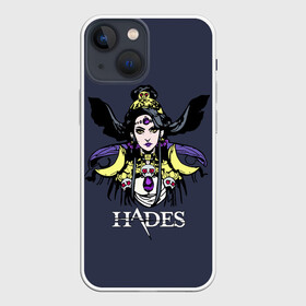 Чехол для iPhone 13 mini с принтом Hades в Тюмени,  |  | hades | zagreus | zagrey | богиня ночи | древняя греция | загрей | логотипы игр | мифология | никта | олимп | персонажи игр | хадес | хадис | хейдес | хейдс