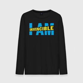 Мужской лонгслив хлопок с принтом I am Invincible в Тюмени, 100% хлопок |  | Тематика изображения на принте: allen | invincible | omni man | omniman | superhero | алиен | аллен | инвинсибл | неуязвимый | омнимэн | супергерои