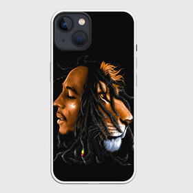 Чехол для iPhone 13 с принтом БОБ МАРЛИ в Тюмени,  |  | bob | face | jamaica | lion | marley | reggae | боб | дреды | лев | лицо | марли | музыка | портрет | регги | ямайка