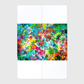 Магнитный плакат 2Х3 с принтом ЯРКИЕ КРАСКИ в Тюмени, Полимерный материал с магнитным слоем | 6 деталей размером 9*9 см | Тематика изображения на принте: butterfly | color | flower | rainbow | summer | бабочки | брызги | краски | лето | радуга | цвета | цветы