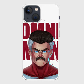 Чехол для iPhone 13 mini с принтом Омни Мен в Тюмени,  |  | allen | invincible | omni man | omniman | superhero | алиен | аллен | инвинсибл | неуязвимый | омнимэн | супергерои