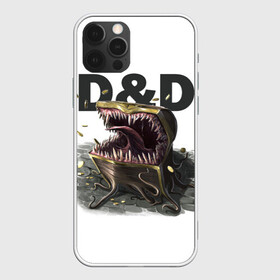 Чехол для iPhone 12 Pro Max с принтом D&D | Мимик-сундук | ДнД в Тюмени, Силикон |  | dd | dungeons and dragons | днд | мимик | подземелья и драконы | сундук