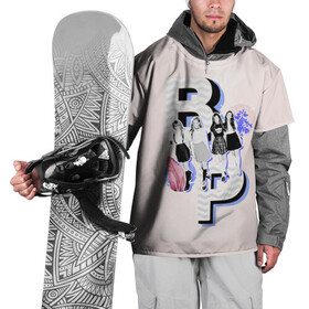 Накидка на куртку 3D с принтом BP Style в Тюмени, 100% полиэстер |  | black pink | blackpink | pop | блэк пинк | ким дженни | ким джи су | корейцы | лалиса манобан | музыка | поп | попса | розэ