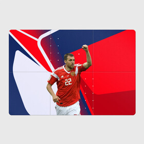 Магнитный плакат 3Х2 с принтом Дзюба в Тюмени, Полимерный материал с магнитным слоем | 6 деталей размером 9*9 см | 22 | артем дзюба | дзюба | зенит | игра | мяч | нападающий | россия | сборная | футбол | футболист