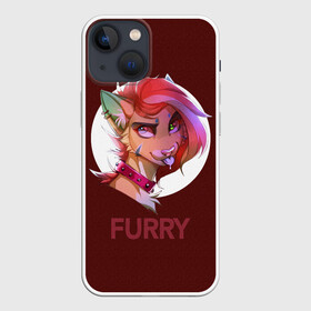 Чехол для iPhone 13 mini с принтом Furry fox в Тюмени,  |  | furry | furry fox | антропоморфное животное | животные | зверь | лиса | фурри | человек