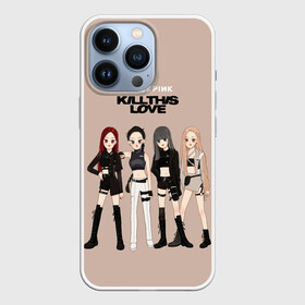 Чехол для iPhone 13 Pro с принтом Kill this love в Тюмени,  |  | Тематика изображения на принте: black pink | blackpink | pop | блэк пинк | ким дженни | ким джи су | корейцы | лалиса манобан | музыка | поп | попса | розэ