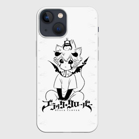 Чехол для iPhone 13 mini с принтом Черный демон Аста и Неро в Тюмени,  |  | asta | black bulls | black clover | quartet knights | yuno | акума | аниме | аста | блэк кловер | буракку куро:ба | демон | королевство клевера | король магов | лихт | магна | манга | пятилистник | черный бык | чёрный клев