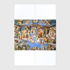 Магнитный плакат 2Х3 с принтом Микеланджело страшный суд в Тюмени, Полимерный материал с магнитным слоем | 6 деталей размером 9*9 см | Тематика изображения на принте: буонарроти | картина | микеланджело | последний | приговор | страшный | суд | фреска