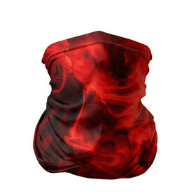 Бандана-труба 3D с принтом Красный Неоновый Дым в Тюмени, 100% полиэстер, ткань с особыми свойствами — Activecool | плотность 150‒180 г/м2; хорошо тянется, но сохраняет форму | neon | red | smoke | дым | неон