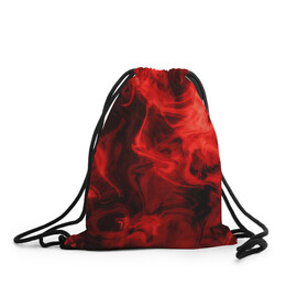 Рюкзак-мешок 3D с принтом Красный Неоновый Дым в Тюмени, 100% полиэстер | плотность ткани — 200 г/м2, размер — 35 х 45 см; лямки — толстые шнурки, застежка на шнуровке, без карманов и подкладки | Тематика изображения на принте: neon | red | smoke | дым | неон