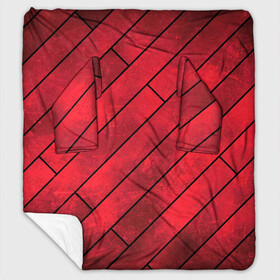 Плед с рукавами с принтом Red Boards Texture в Тюмени, 100% полиэстер | Закругленные углы, все края обработаны. Ткань не мнется и не растягивается. Размер 170*145 | attrition | boards | comic | dark | gloss | iron | light | metal | red | slabs | texture | wood | абстракция | глянец | дерево | доски | железо | картина | комикс | красный | линии | металл | паттерн | плиты | полосы | потертость | светлый