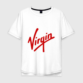 Мужская футболка хлопок Oversize с принтом Virgin | Richard Branson в Тюмени, 100% хлопок | свободный крой, круглый ворот, “спинка” длиннее передней части | galactic | бренсен | бренсон | брэнсeн | брэнсон | вингин | вирджин | вирджн | галактик | ричард