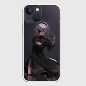 Чехол для iPhone 13 mini с принтом nier в Тюмени,  |  | 2b | ahegao | anime | girl | nier automata | replicant | waifu | аниме | ахегао | нир автомата | отаку | охегао | тян | тяночка