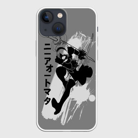 Чехол для iPhone 13 mini с принтом Nier в Тюмени,  |  | 2b | ahegao | anime | girl | nier automata | replicant | waifu | аниме | ахегао | нир автомата | отаку | охегао | тян | тяночка