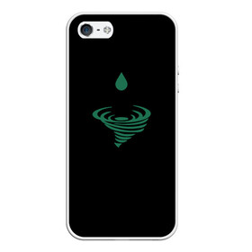 Чехол для iPhone 5/5S матовый с принтом Зеленый ураган в Тюмени, Силикон | Область печати: задняя сторона чехла, без боковых панелей | буря | вихрь | зеленый цвет | погода | природа | стихия природы | ураган | шторм | экология