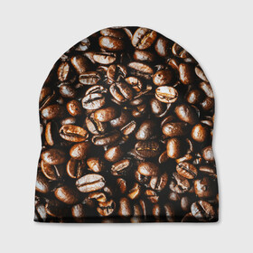 Шапка 3D с принтом Зерна Кофе в Тюмени, 100% полиэстер | универсальный размер, печать по всей поверхности изделия | beans | coffee | арабика | зерна | кофе