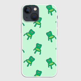 Чехол для iPhone 13 mini с принтом Froggy crossing в Тюмени,  |  | animal crossing | game | games | анимал | играб игры | изабель | кросинг | кроссинг | мистер ресетти | том нук | энимал