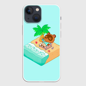 Чехол для iPhone 13 mini с принтом Beach Crossing в Тюмени,  |  | animal crossing | game | games | анимал | играб игры | изабель | кросинг | кроссинг | мистер ресетти | том нук | энимал